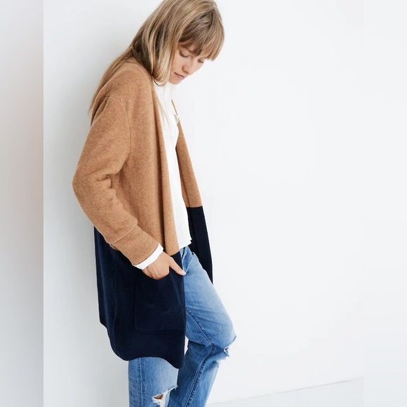 Madewell Kent Merino Blend Cardigan‎ Small Sweater Duster Pilcro Anthropologie - Picture 2 of 8